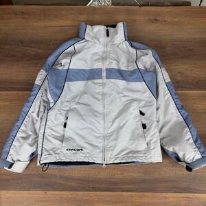 Columbia Sportswear Convert Vintage Y2K Gorpcore Ski Jacket Gray Blue Womens M